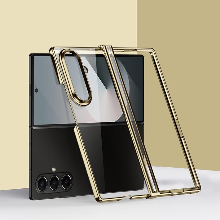 Custodia per telefono antiurto per PC galvanica in tre parti 6D, For Galaxy Z Fold8 Ultra 5G, For Galaxy Z Flip8 5G, For Samsung Galaxy Z Flip7 FE / Flip6, For Samsung Galaxy Z Fold7 5G