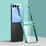 Custodia per telefono antiurto per PC galvanica in tre parti 6D, For Galaxy Z Fold8 Ultra 5G, For Galaxy Z Flip8 5G, For Samsung Galaxy Z Flip7 FE / Flip6, For Samsung Galaxy Z Fold7 5G