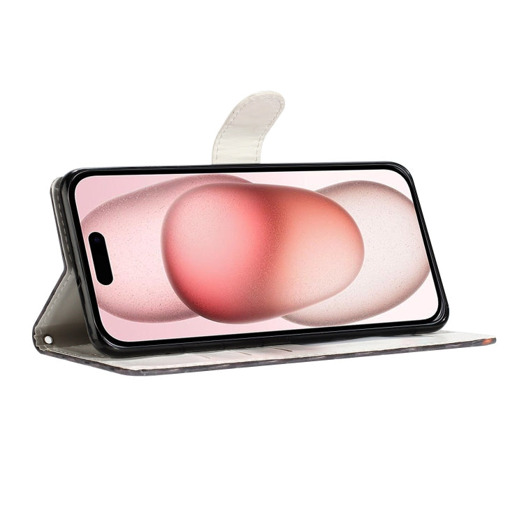 Custodia per telefono in pelle con motivo 3D, For iPhone 16 Plus, For iPhone 16