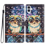Custodia per telefono in pelle con motivo 3D, For iPhone 16 Plus, For iPhone 16