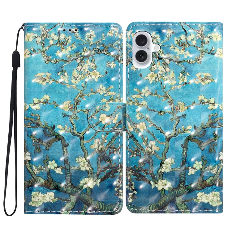Custodia per telefono in pelle con motivo 3D, For iPhone 16 Plus, For iPhone 16