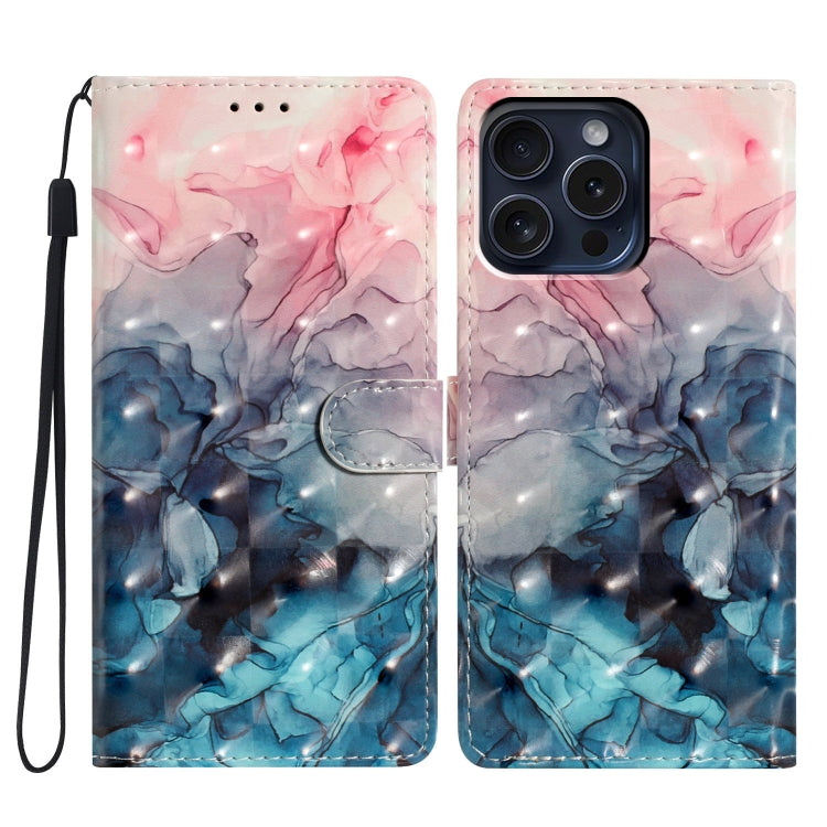 Custodia per telefono in pelle con motivo 3D, For iPhone 16 Pro Max, For iPhone 16 Pro