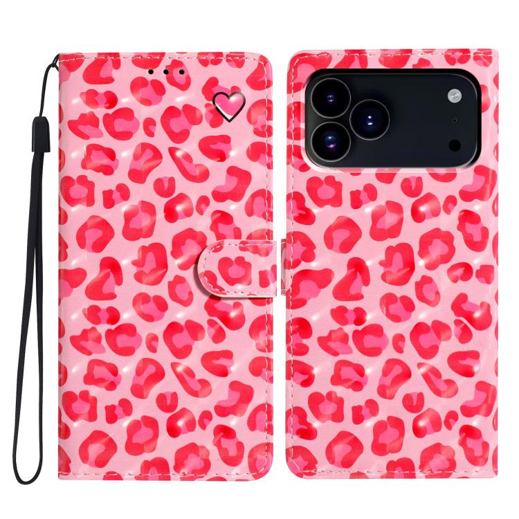Custodia per telefono in pelle con motivo 3D, For iPhone 18 Pro, For iPhone 18 Pro Max
