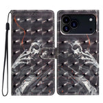 Custodia per telefono in pelle con motivo 3D, For iPhone 18 Pro, For iPhone 18 Pro Max