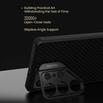 Custodia in fibra aramidica con foro fine per Samsung Galaxy S25 Ultra 5G