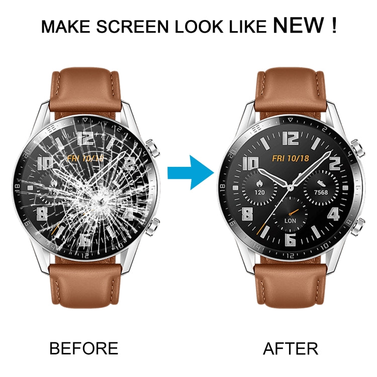 Lente esterna in vetro dello schermo anteriore originale, For Huawei Watch GT 3 46mm, For Huawei Watch GT 2 42mm