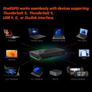 Dock di espansione portatile ONE-NETBOOK OneXGPU AMD Radeon RX 7600M XT 8GB, OneXGPU