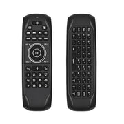 G7V Pro 2.4GHz Fly Air Mouse LED retroilluminazione tastiera wireless telecomando con giroscopio per Android TV Box/PC, supporto voce intelligente