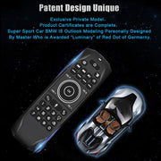 G7V Pro 2.4GHz Fly Air Mouse LED retroilluminazione tastiera wireless telecomando con giroscopio per Android TV Box/PC, supporto voce intelligente