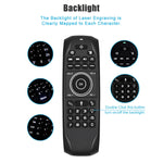 G7V Pro 2.4GHz Fly Air Mouse LED retroilluminazione tastiera wireless telecomando con giroscopio per Android TV Box/PC, supporto voce intelligente