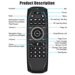 G7V Pro 2.4GHz Fly Air Mouse LED retroilluminazione tastiera wireless telecomando con giroscopio per Android TV Box/PC, supporto voce intelligente