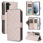 Custodia in pelle con fibbia e cerniera per Samsung Galaxy S21 5G