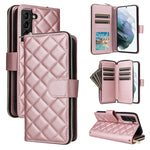 Custodia in pelle con fibbia e cerniera per Samsung Galaxy S21 5G