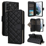 Custodia in pelle con fibbia e cerniera per Samsung Galaxy S21 5G