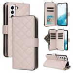 Custodia in pelle con fibbia a torre e cerniera per Samsung Galaxy S22 Ultra 5G