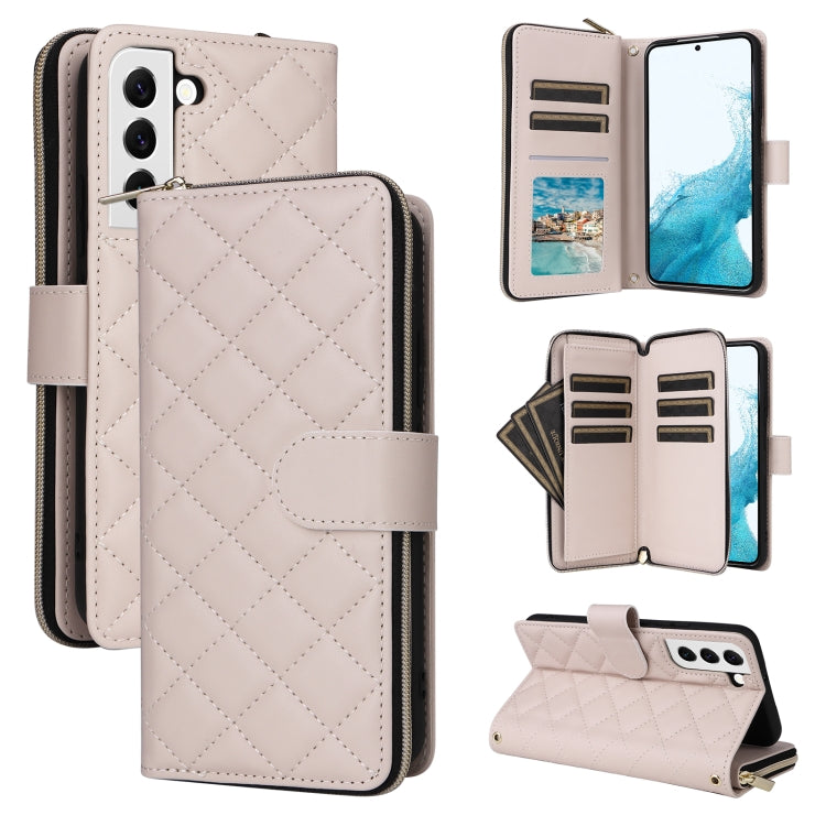 Custodia in pelle con fibbia a torre e cerniera per Samsung Galaxy S22 Ultra 5G