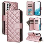 Custodia in pelle con fibbia a torre e cerniera per Samsung Galaxy S22 Ultra 5G