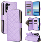 Custodia in pelle con fibbia e cerniera per Samsung Galaxy S23 FE 5G