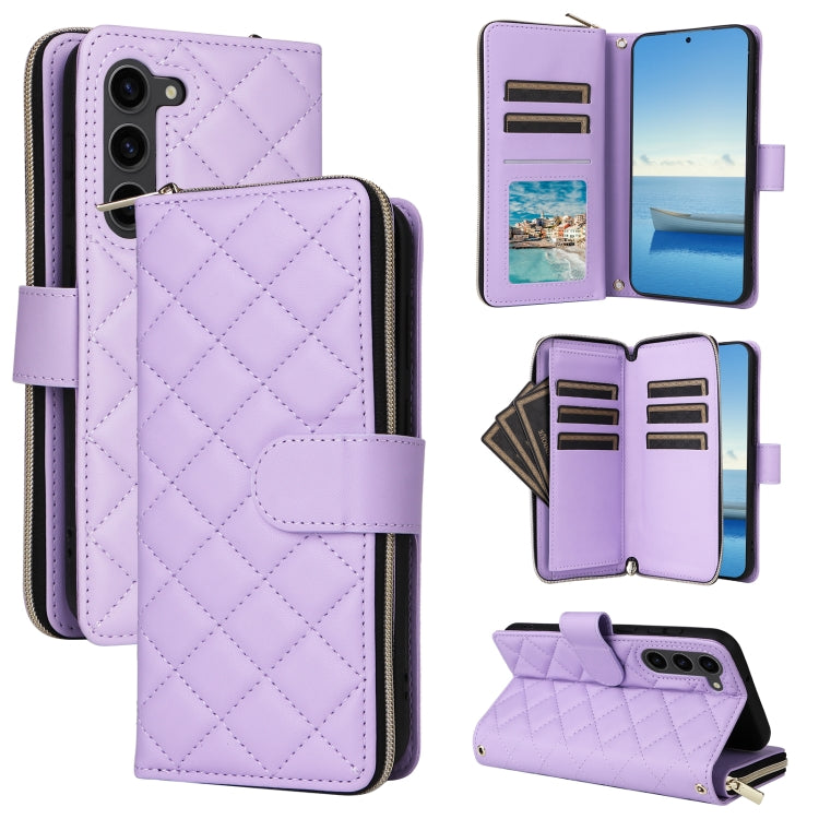 Custodia in pelle con fibbia e cerniera per Samsung Galaxy S23 FE 5G