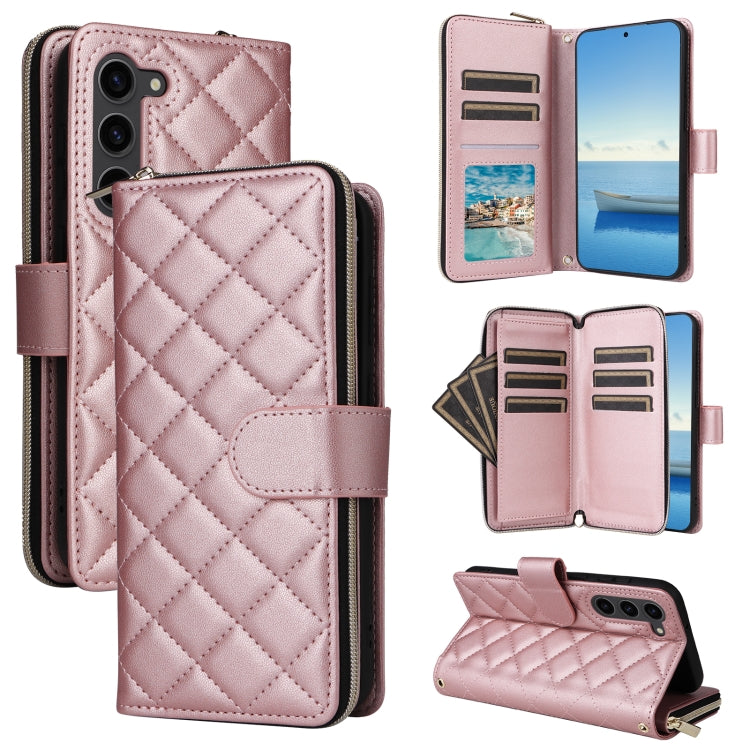 Custodia in pelle con fibbia e cerniera per Samsung Galaxy S23 FE 5G