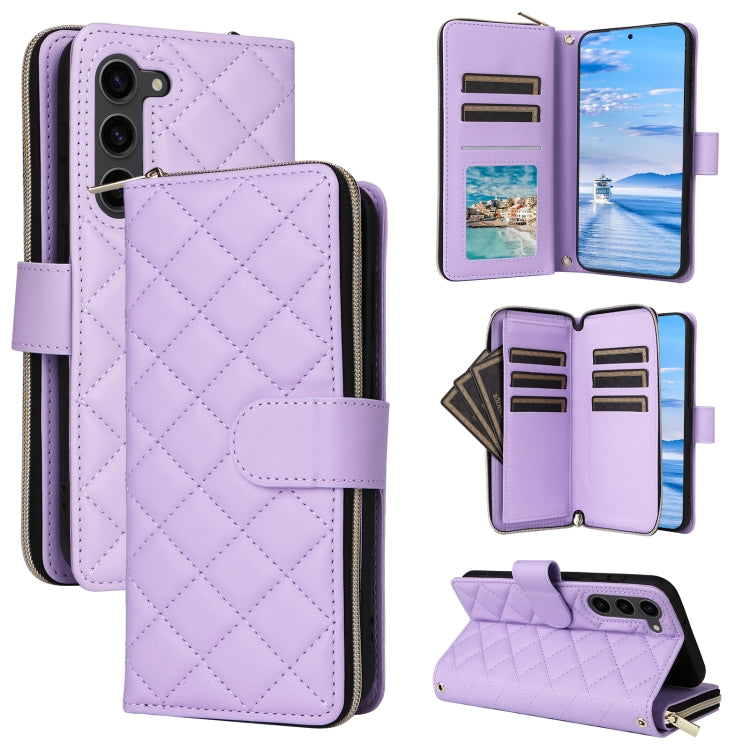 Custodia in pelle con fibbia e cerniera per Samsung Galaxy S23 FE 5G