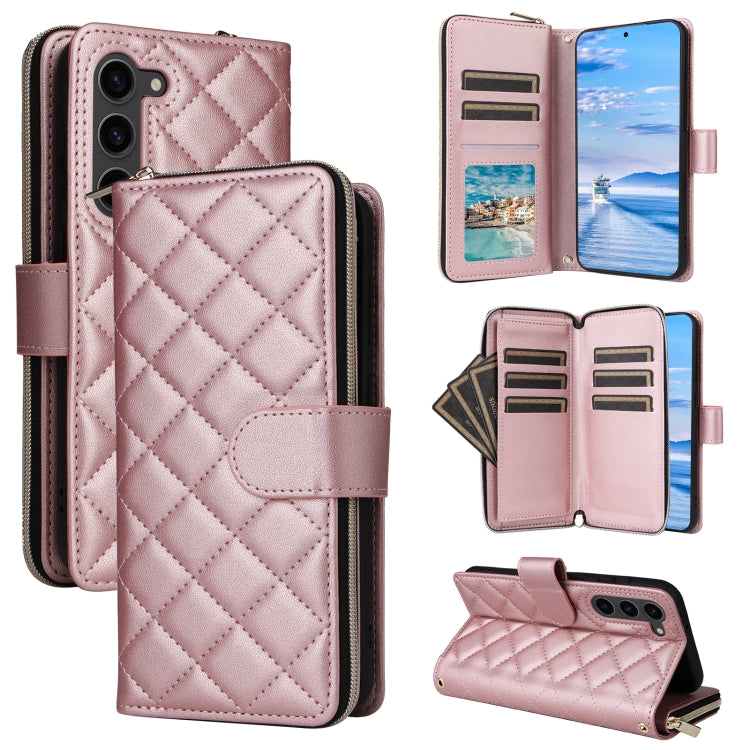 Custodia in pelle con fibbia e cerniera per Samsung Galaxy S23 FE 5G