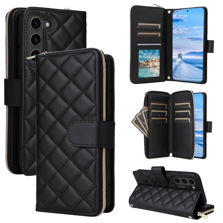 Custodia in pelle con fibbia e cerniera per Samsung Galaxy S23 FE 5G