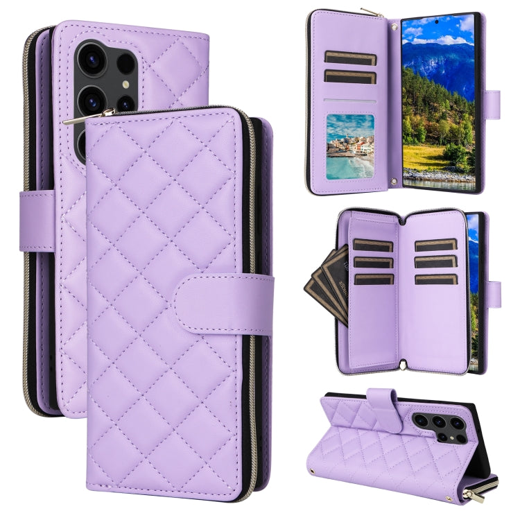 Custodia in pelle con fibbia e cerniera per Samsung Galaxy S23 FE 5G