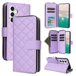 Custodia in pelle con fibbia e cerniera per Samsung Galaxy S23 FE 5G