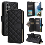 Custodia in pelle con fibbia e cerniera per Samsung Galaxy S24 FE 5G