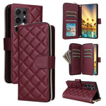 Custodia in pelle con fibbia e cerniera per Samsung Galaxy S24 FE 5G