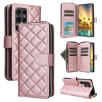 Custodia in pelle con fibbia e cerniera per Samsung Galaxy S24 FE 5G