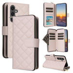 Custodia in pelle con fibbia e cerniera per Samsung Galaxy S24 FE 5G