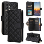 Custodia in pelle con fibbia e cerniera per Samsung Galaxy S24 FE 5G