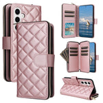 Custodia in pelle con fibbia a torre e cerniera per Samsung Galaxy S25 Edge 5G