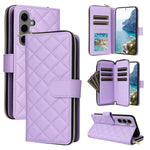 Custodia in pelle con fibbia a torre e cerniera per Samsung Galaxy S25 Edge 5G