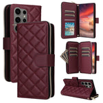 Custodia in pelle con fibbia a torre e cerniera per Samsung Galaxy S25 Edge 5G