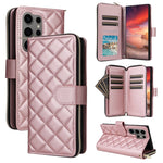 Custodia in pelle con fibbia a torre e cerniera per Samsung Galaxy S25 Edge 5G