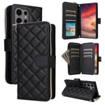 Custodia in pelle con fibbia a torre e cerniera per Samsung Galaxy S25 Edge 5G