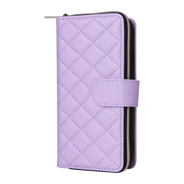 Custodia in pelle con fibbia a torre e cerniera per Samsung Galaxy S25 Edge 5G