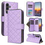 Custodia in pelle con fibbia a torre e cerniera per Samsung Galaxy S26+ 5G