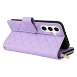 Custodia in pelle con fibbia a torre e cerniera per Samsung Galaxy S26+ 5G