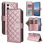 Custodia in pelle con fibbia a torre e cerniera per Samsung Galaxy S26+ 5G