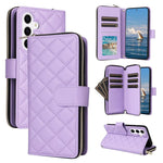 Custodia in pelle con fibbia a torre e cerniera per Samsung Galaxy S26+ 5G