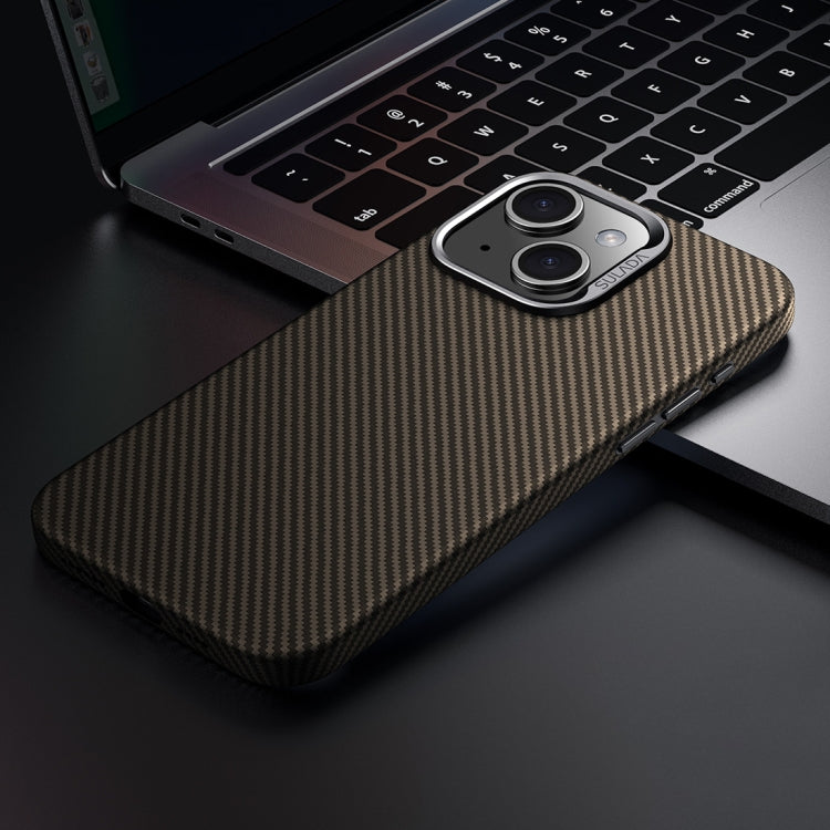 Custodia antiurto per telefono SULADA 600D Kevlar Texture PC, For iPhone 15 Pro Max, For iPhone 15 Pro, For iPhone 15, For iPhone 14, For iPhone 14 Pro, For iPhone 14 Pro Max