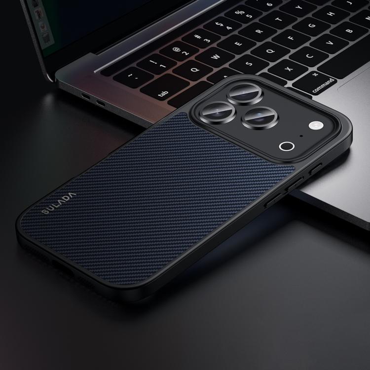 Custodia antiurto per telefono SULADA 600D Kevlar Texture PC, For iPhone 18 Pro, For iPhone 18 Pro Max, For iPhone 17 Pro Max, For iPhone 17 Pro, For iPhone 17, For iPhone Air