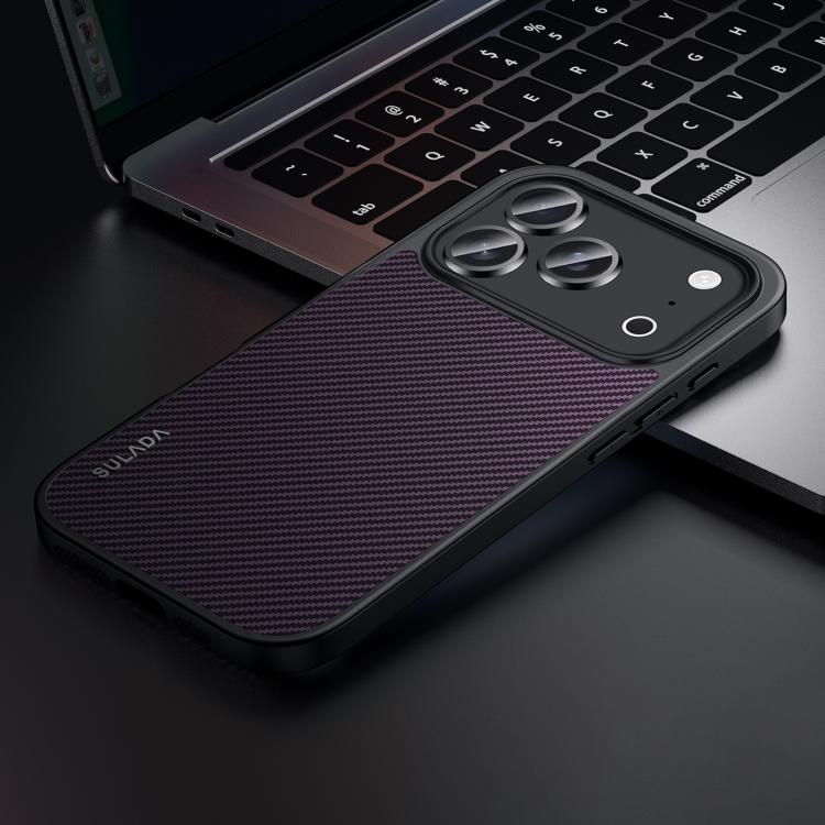 Custodia antiurto per telefono SULADA 600D Kevlar Texture PC, For iPhone 18 Pro, For iPhone 18 Pro Max, For iPhone 17 Pro Max, For iPhone 17 Pro, For iPhone 17, For iPhone Air