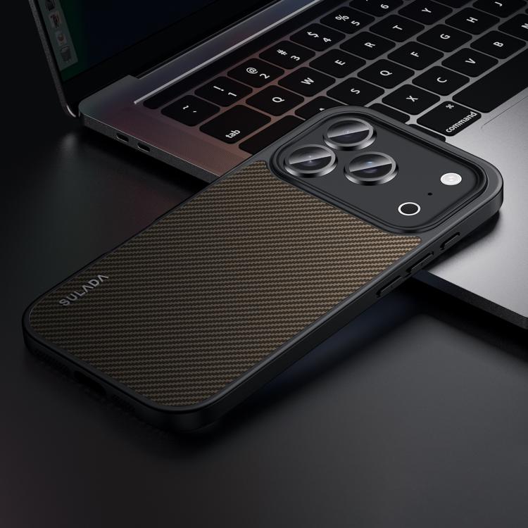 Custodia antiurto per telefono SULADA 600D Kevlar Texture PC, For iPhone 18 Pro, For iPhone 18 Pro Max, For iPhone 17 Pro Max, For iPhone 17 Pro, For iPhone 17, For iPhone Air