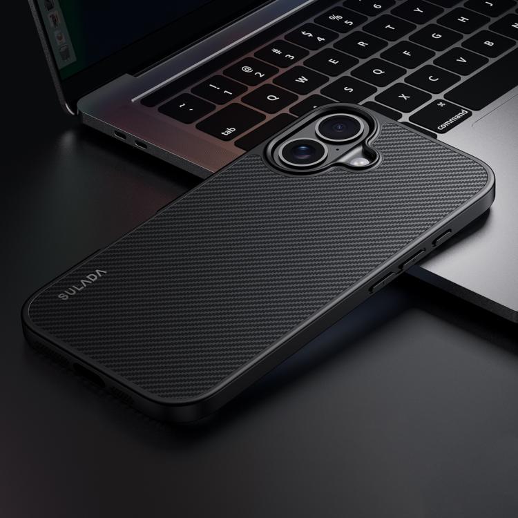 Custodia antiurto per telefono SULADA 600D Kevlar Texture PC, For iPhone 18 Pro, For iPhone 18 Pro Max, For iPhone 17 Pro Max, For iPhone 17 Pro, For iPhone 17, For iPhone Air