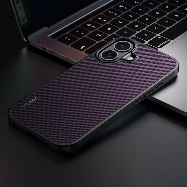 Custodia antiurto per telefono SULADA 600D Kevlar Texture PC, For iPhone 18 Pro, For iPhone 18 Pro Max, For iPhone 17 Pro Max, For iPhone 17 Pro, For iPhone 17, For iPhone Air